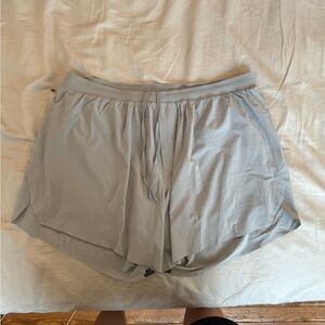 Lululemon Men’s Fast and Free Lined Running Shorts 6” XXL Gray